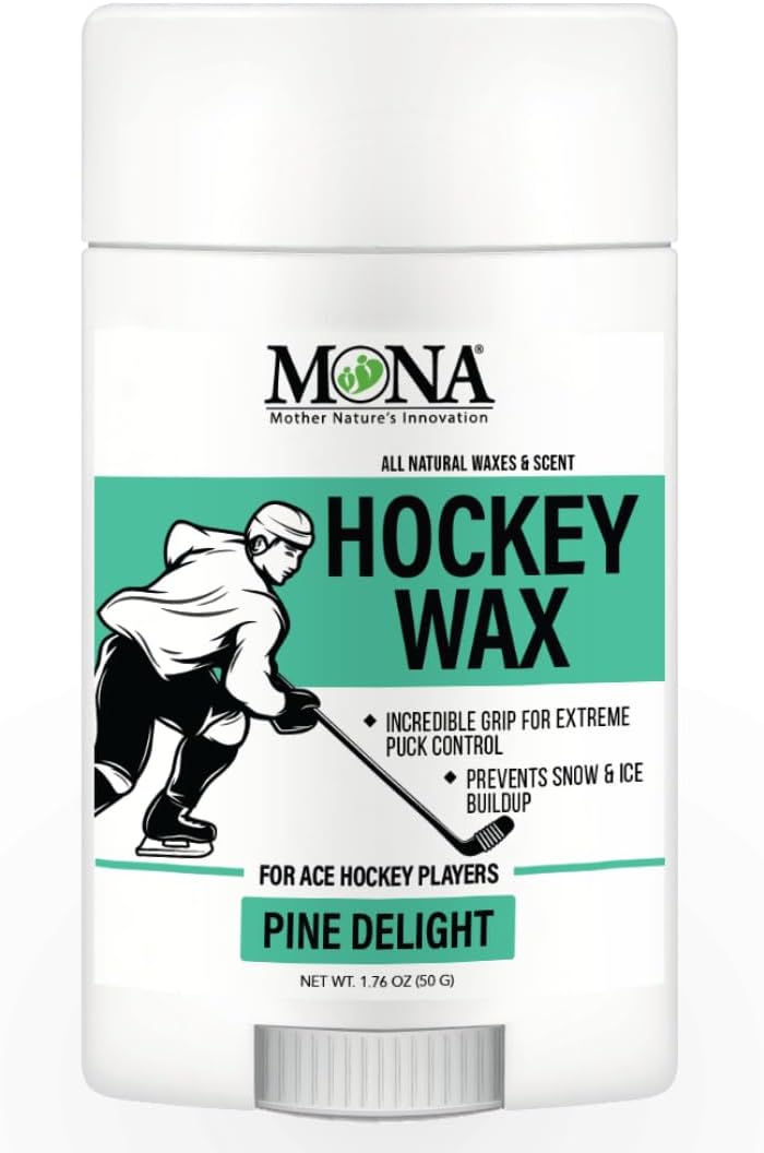 Mona Brands Elite Hockey Stick Wax for Ace Hockey Players | Premium Blade Protection | Improved Puck Control | Prevents Ice Buildup and Soggy Blade Tape - Image 1